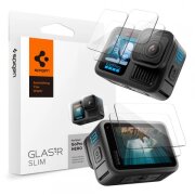 Folie Protectie Spigen GlastR Slim pentru GoPro Hero 13, Set 6 bucati, Sticla securizata