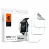 Folie Protectie Spigen Neo Flex pentru Apple Watch 41mm / 40mm Series, Set 3 bucati, Plastic