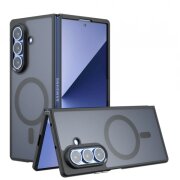 Husa MagSafe pentru Samsung Galaxy Z Fold7 F966, Techsuit, PureFrost, Neagra 