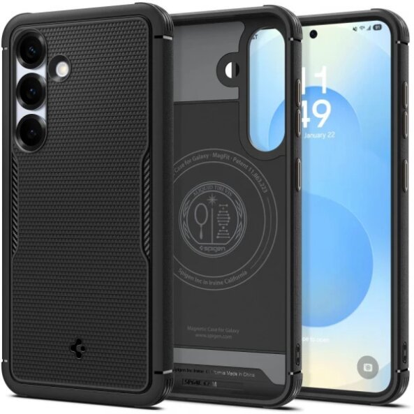 Husa pentru Samsung Galaxy S25+ S936, Spigen, Core Armor, Neagra 