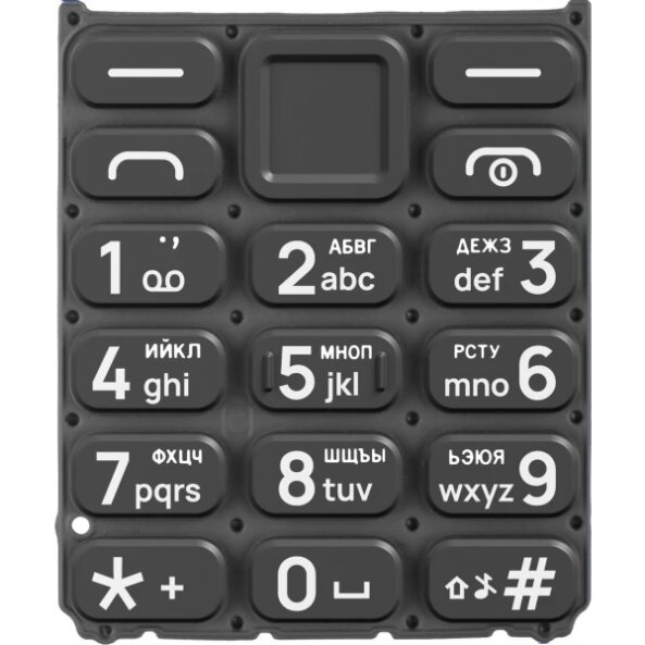 Tastatura Chirilica HMD 105 / Nokia 105 (2024), Neagra, Service Pack SP20Z14Z1459S