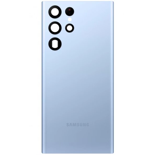 Capac Baterie Samsung Galaxy S22 Ultra 5G S908, Albastru (Sky Blue), Service Pack GH82-27457G