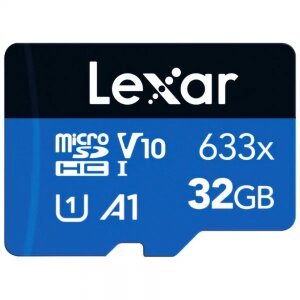 Card Memorie microSDHC Lexar High-Performance, 32Gb, Clasa 10 / UHS-1 U1 LSDMI32GBBCN633N 