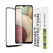 Folie de protectie Ecran Techsuit pentru Samsung Galaxy F12 F127 / A12 Nacho A127 / M02 M022 / M12 M127, Sticla securizata, Full Glue, 111D, Neagra