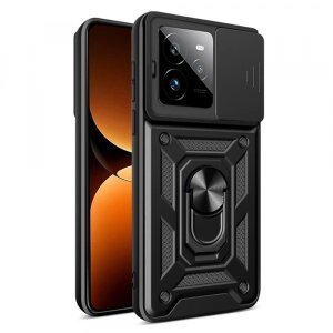 Husa pentru Realme GT 7 Pro, Techsuit, CamShield, Neagra