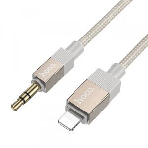 Cablu Audio 3.5mm - Lightning HOCO UPA32A, Auriu 