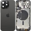 Capac Baterie Apple iPhone 15 Pro Max, Cu Carcasa Mijloc, Negru (Black Titanium), Swap 