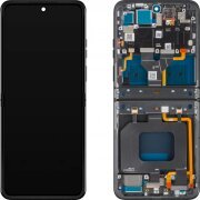 Display cu Touchscreen Motorola Razr 2024 / Razr 50, cu Rama, Sub Inner, Gri (Steel Wool), Service Pack 5D68C24806 