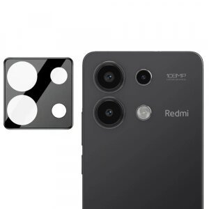 Folie de protectie Camera Spate Techsuit pentru Xiaomi Redmi Note 13 4G, Sticla Securizata, Neagra