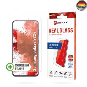 Folie de protectie Ecran Displex Real Glass pentru Samsung Galaxy S22+ 5G S906, Sticla Securizata, Full Glue, 2D