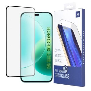 Folie de protectie Ecran DUX DUCIS pentru Honor 400 Lite / X8c / X8b, Sticla Securizata, Full Glue, Neagra