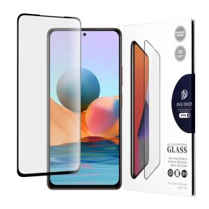 Folie de protectie Ecran DUX DUCIS pentru Xiaomi Redmi Note 10 Pro Max / Note 10 Pro, Sticla Securizata, Full Glue, Neagra