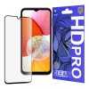 Folie de protectie Ecran Lito HD Pro Clear pentru Samsung Galaxy A14 A145 / A14 5G A146, Sticla Securizata, Full Glue, Neagra