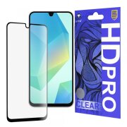 Folie de protectie Ecran Lito HD Pro Clear pentru Samsung Galaxy A16 5G A166 / A16 4G A165, Sticla Securizata, Full Glue, Neagra