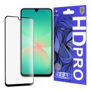 Folie de protectie Ecran Lito HD Pro Clear pentru Samsung Galaxy A26 A266, Sticla Securizata, Full Glue, Neagra