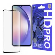 Folie de protectie Ecran Lito HD Pro Clear pentru Samsung Galaxy A54 A546, Sticla Securizata, Full Glue, Neagra