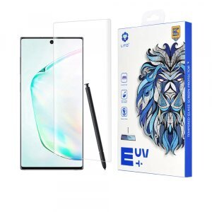 Folie de protectie Ecran Lito pentru Samsung Galaxy Note 10+ 5G N976 / Note 10+ N975, Sticla Securizata, UV Glue, 3D