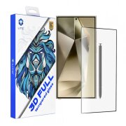 Folie de protectie Ecran Lito Ultra Thin pentru Samsung Galaxy S24 Ultra S928, Sticla Securizata, Full Glue, 3D, Neagra