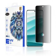 Folie de protectie Ecran Privacy Lito pentru Xiaomi 14 Pro, Sticla Securizata, UV Glue, 3D