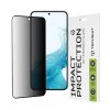 Folie de protectie Ecran Privacy Techsuit pentru Samsung Galaxy S23 S911 / S22 5G S901, Sticla Securizata, Full Glue, 111D