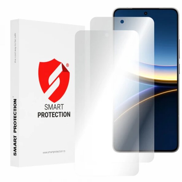 Folie de protectie Ecran Smart Protection Premium Classic pentru Xiaomi Poco F7 Pro / F7 Ultra, Plastic, Set 2 bucati