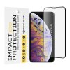 Folie de protectie Ecran Techsuit pentru Apple iPhone 11 Pro Max / XS Max, Sticla Securizata, Full Glue, Neagra