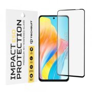 Folie de protectie Ecran Techsuit pentru OnePlus Nord N30 SE / Oppo A79 / A98 / A58 4G, Sticla Securizata, Full Glue, Neagra