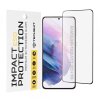 Folie de protectie Ecran Techsuit pentru Samsung Galaxy S21+ 5G G996, Sticla Securizata, Full Glue, Neagra