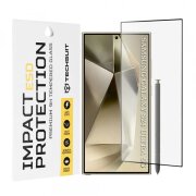 Folie de protectie Ecran Techsuit pentru Samsung Galaxy S24 Ultra S928, Sticla Securizata, Full Glue, Neagra