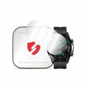 Folie Protectie Smart Protection Premium Classic pentru Huawei Watch GT 2 46mm, Set 4 bucati, Plastic