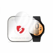 Folie Protectie Smart Protection Premium Classic pentru Samsung Galaxy Watch4 44mm, Set 4 bucati, Plastic