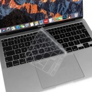 Folie Protectie Tastatura Techsuit PureTypeX pentru Apple Macbook Air 13 (2020), Transparenta