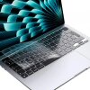 Folie Protectie Tastatura Techsuit PureTypeX pentru Apple MacBook Pro 14 (2021 - 2024) / Air 13 (2022 - 2025) / Air 15 (2022 - 2025), Transparenta