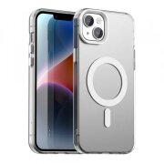 Husa MagSafe pentru Apple iPhone 14, Techsuit, CandyCase, Alba