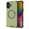 Husa MagSafe pentru Apple iPhone 16, Techsuit, HoneyComb Shield, Verde