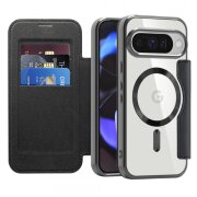 Husa MagSafe pentru Google Pixel 10 Pro / 10, Techsuit, SmartMag Book, Neagra