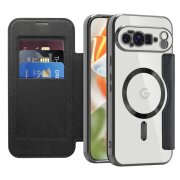 Husa MagSafe pentru Google Pixel 10 Pro XL, Techsuit, SmartMag Book, Neagra