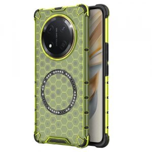 Husa MagSafe pentru Honor X9c / Magic7 Lite, Techsuit, HoneyComb Shield, Verde