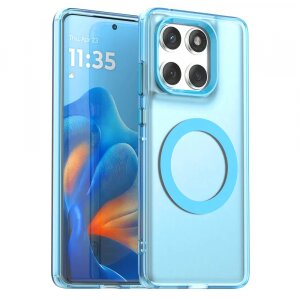 Husa MagSafe pentru Motorola Edge 60 Fusion / Edge 60, Techsuit, CandyCase, Albastra