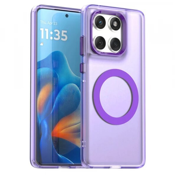 Husa MagSafe pentru Motorola Edge 60 Fusion / Edge 60, Techsuit, CandyCase, Mov