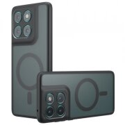 Husa MagSafe pentru Motorola Edge 60 Fusion / Edge 60, Techsuit, PureFrost, Neagra