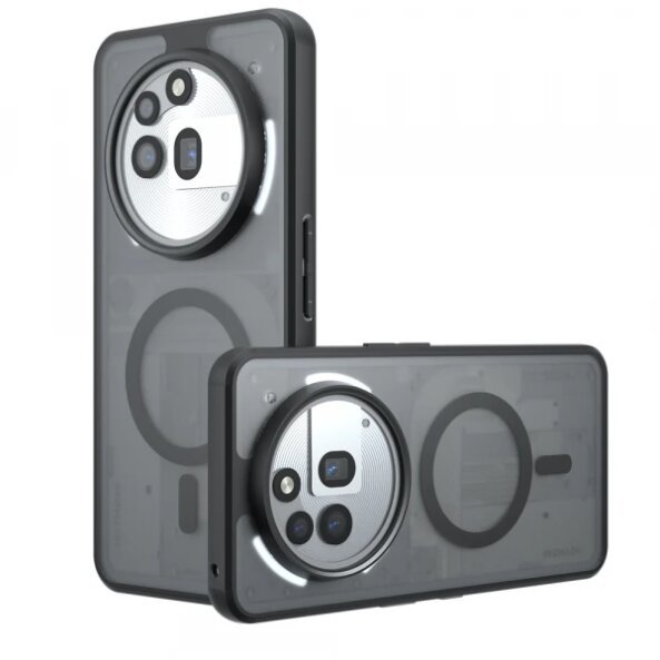 Husa MagSafe pentru Nothing Phone (3a) Pro, Techsuit, PureFrost, Neagra