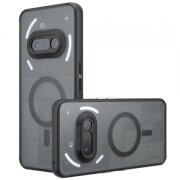 Husa MagSafe pentru Nothing Phone (3a), Techsuit, PureFrost, Neagra