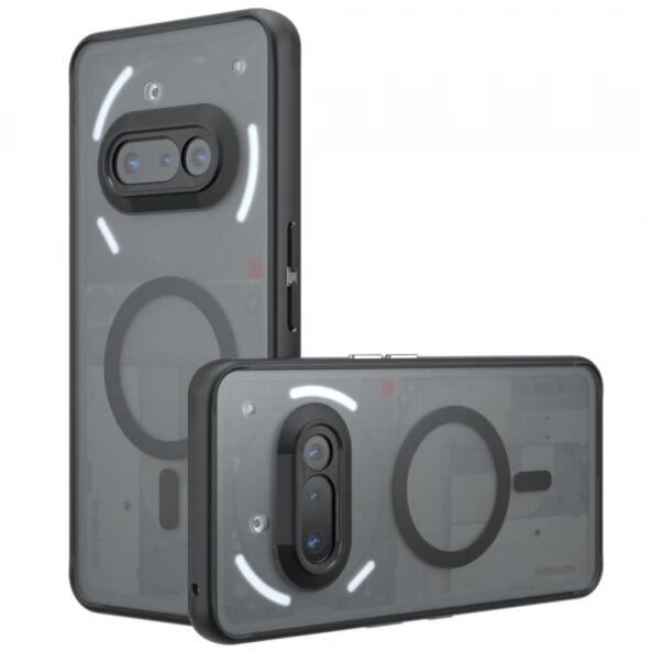 Husa MagSafe pentru Nothing Phone (3a), Techsuit, PureFrost, Neagra