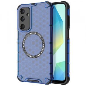 Husa MagSafe pentru Samsung Galaxy A16 5G A166 / A16 4G A165, Techsuit, HoneyComb Shield, Albastra