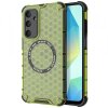 Husa MagSafe pentru Samsung Galaxy A16 5G A166 / A16 4G A165, Techsuit, HoneyComb Shield, Verde