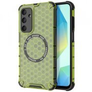 Husa MagSafe pentru Samsung Galaxy A16 5G A166 / A16 4G A165, Techsuit, HoneyComb Shield, Verde