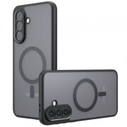 Husa MagSafe pentru Samsung Galaxy A16 5G A166 / A16 4G A165, Techsuit, PureFrost, Neagra