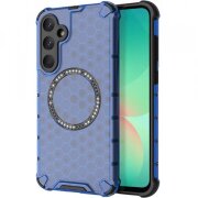 Husa MagSafe pentru Samsung Galaxy A26 A266, Techsuit, HoneyComb Shield, Albastra