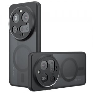 Husa MagSafe pentru Xiaomi 15 Ultra, Techsuit, PureFrost, Neagra